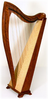 Picture of Bubinga FH32 Celtic Harp
