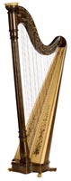 Picture of Walnut Prelude Lever Harp