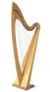 Picture of Natural Troubadour Lever Harp