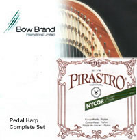 Picture of Bow Brand - Pirastro Complete Set 42 String Pedal Harp w/Pirastro Nylon 1st - 2nd Octave