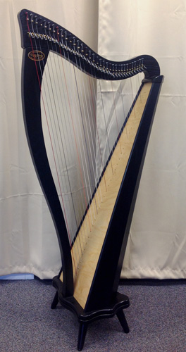 Picture of Ravenna 34 (Full Levers, Deluxe Case & Stand with 5" Legs) Harp