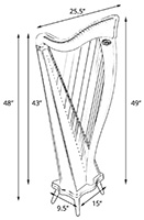 Picture of Ravenna 34 Harp